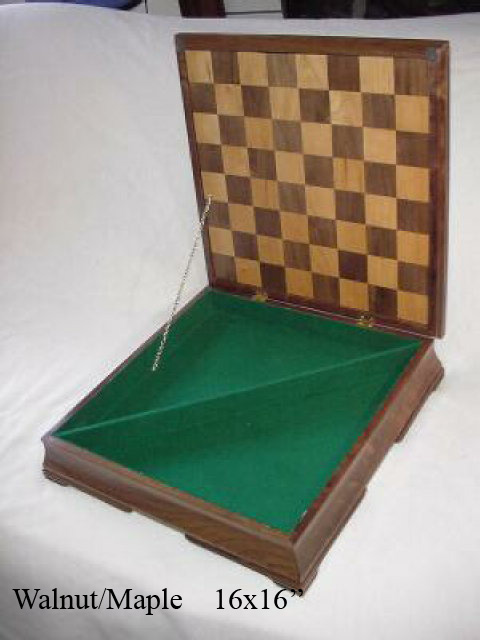 custom wood chess board