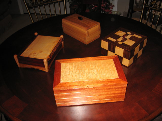 custom woodworking small boxs