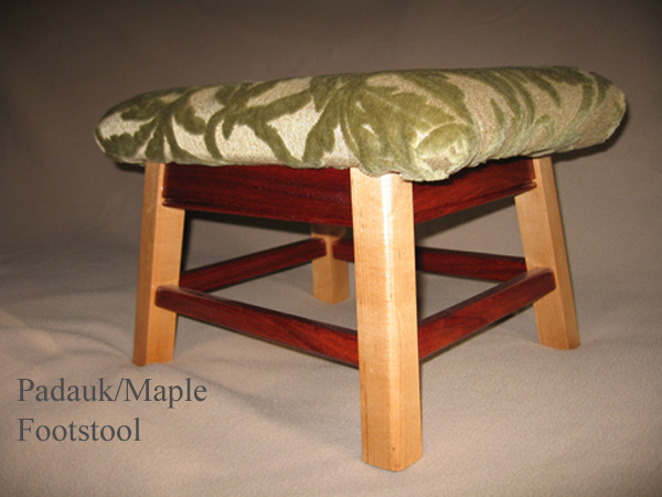 custom wood step stool. foot stool
