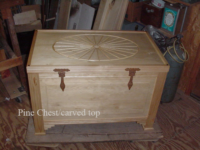 custom wood tool chest trunk